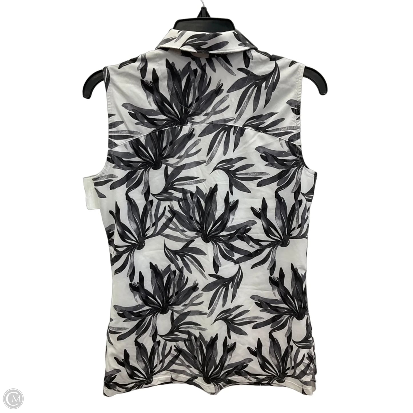 Athletic Tank Top By Puma In Tropical Print, Size: S