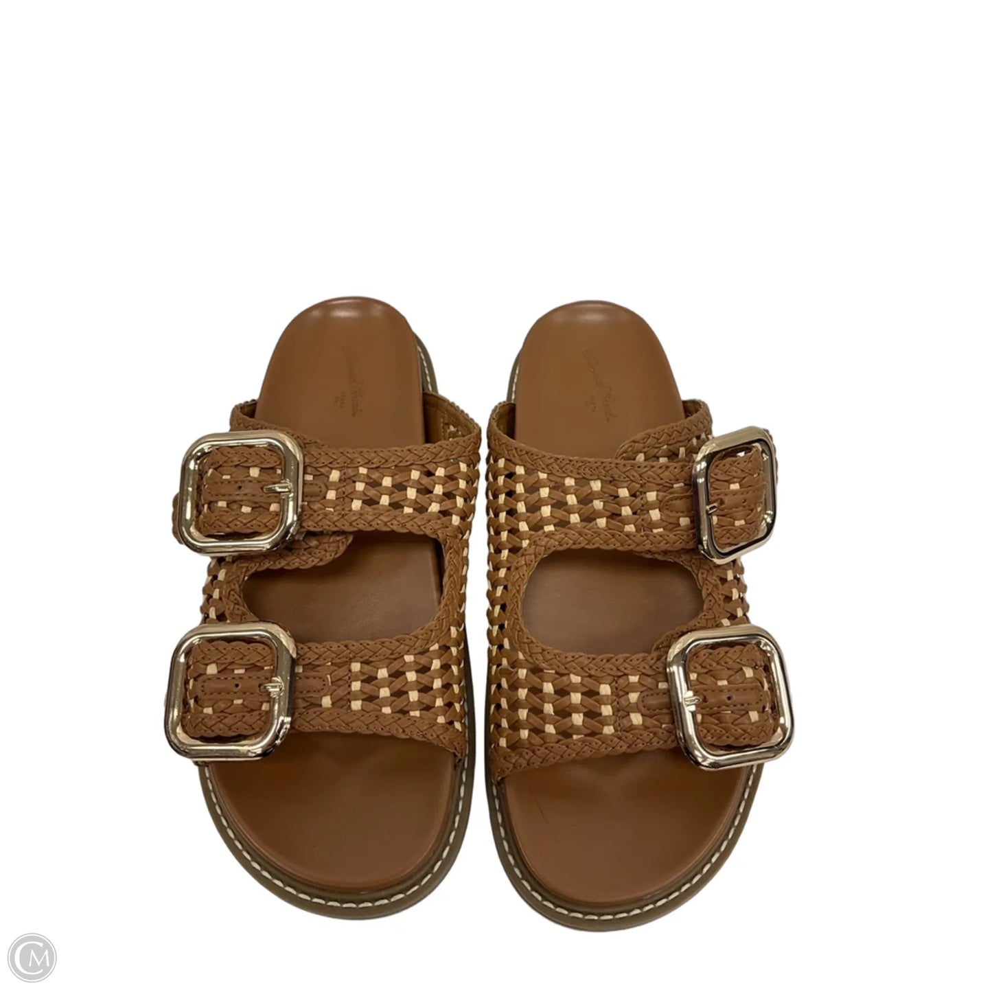 Sandals Flats By Universal Thread In Brown, Size: 8.5