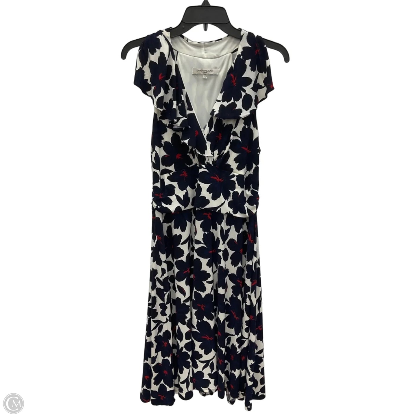 Dress Casual Maxi By Evan-picone In Blue, Size: Xl