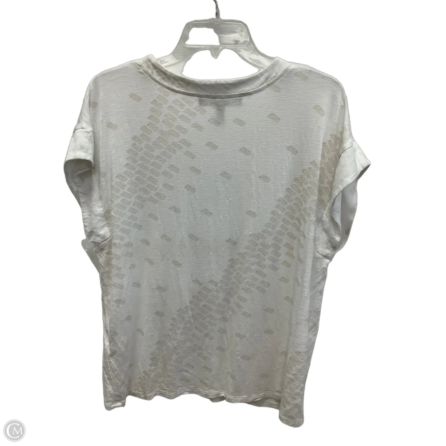 Top Short Sleeve By White House Black Market In White, Size: Xl
