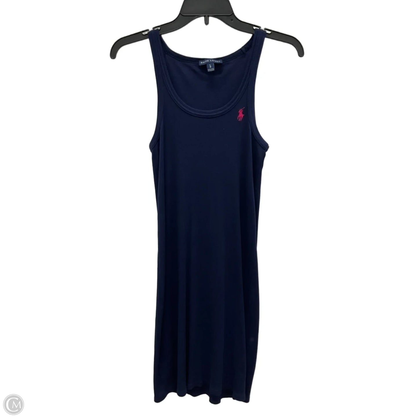 Dress Casual Maxi By Ralph Lauren In Navy, Size: L