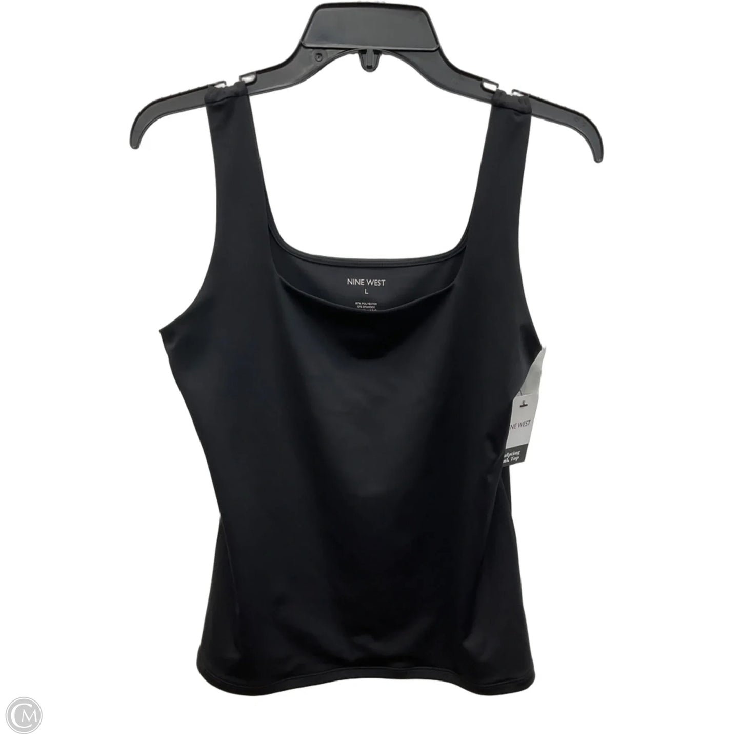 Top Sleeveless By Nine West In Black, Size: L