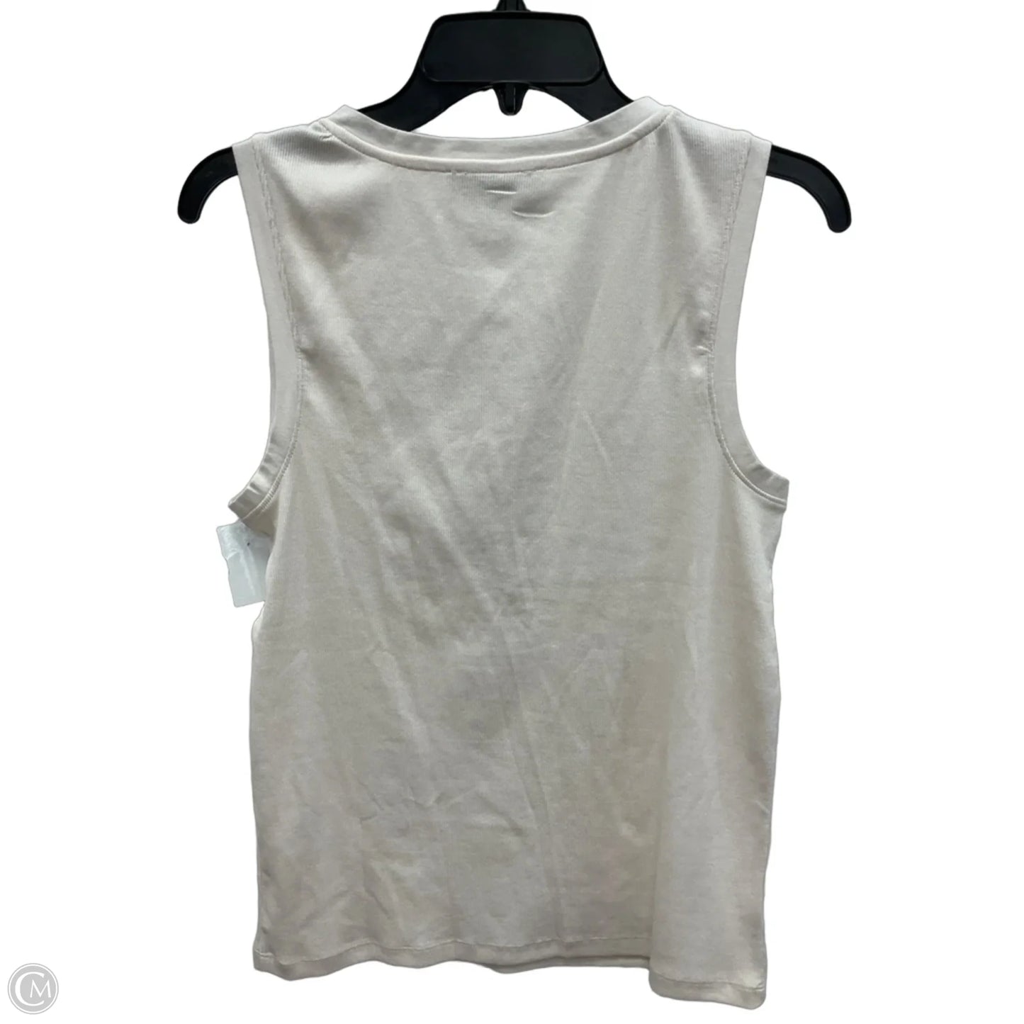 Top Sleeveless By Loft In Cream, Size: L