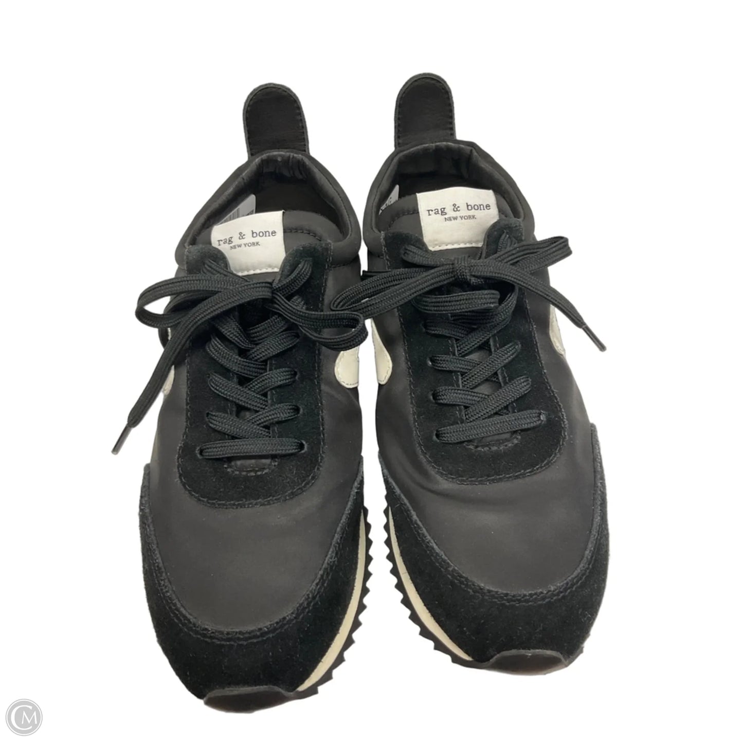 Shoes Sneakers By Rag And Bone In Black & White, Size: 9.5