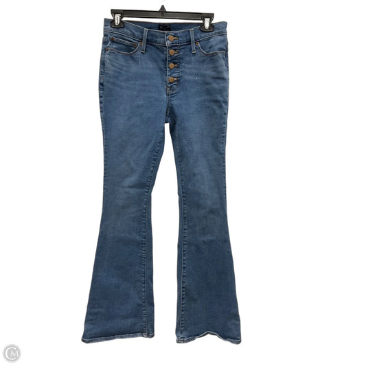 Jeans Flared By J. Crew In Blue, Size: 0