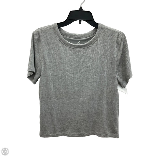 Athletic Top Short Sleeve By Lou And Grey In Grey, Size: Xl