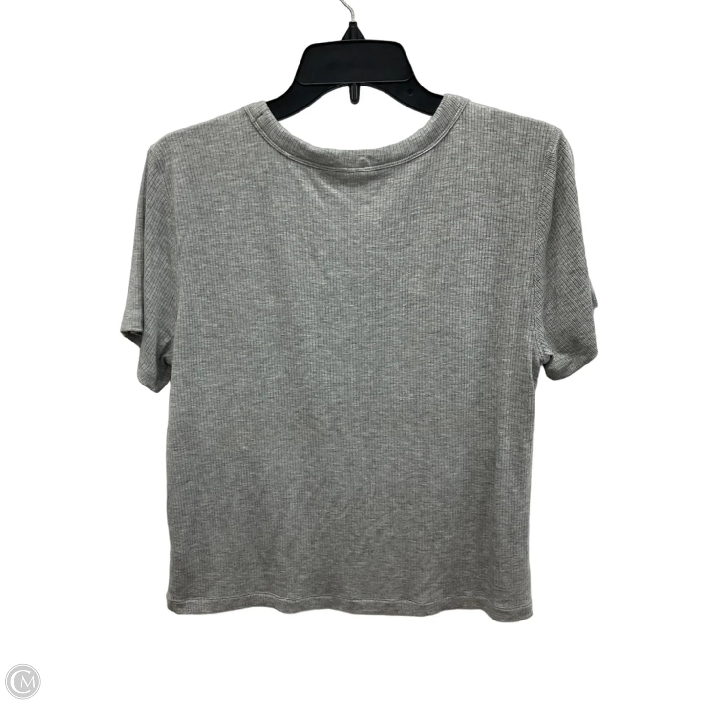 Athletic Top Short Sleeve By Lou And Grey In Grey, Size: Xl