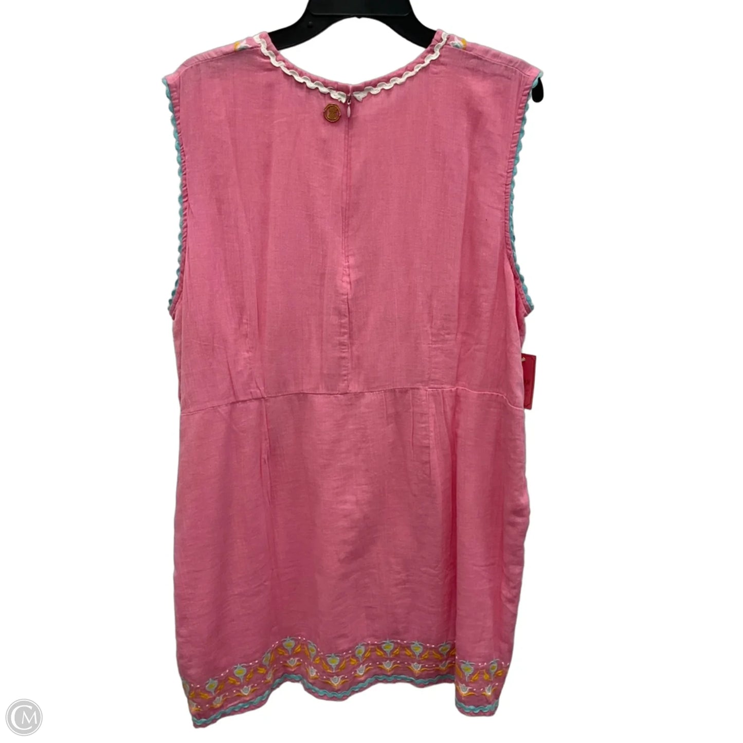 Dress Casual Short By Simply Southern In Pink, Size: Xl