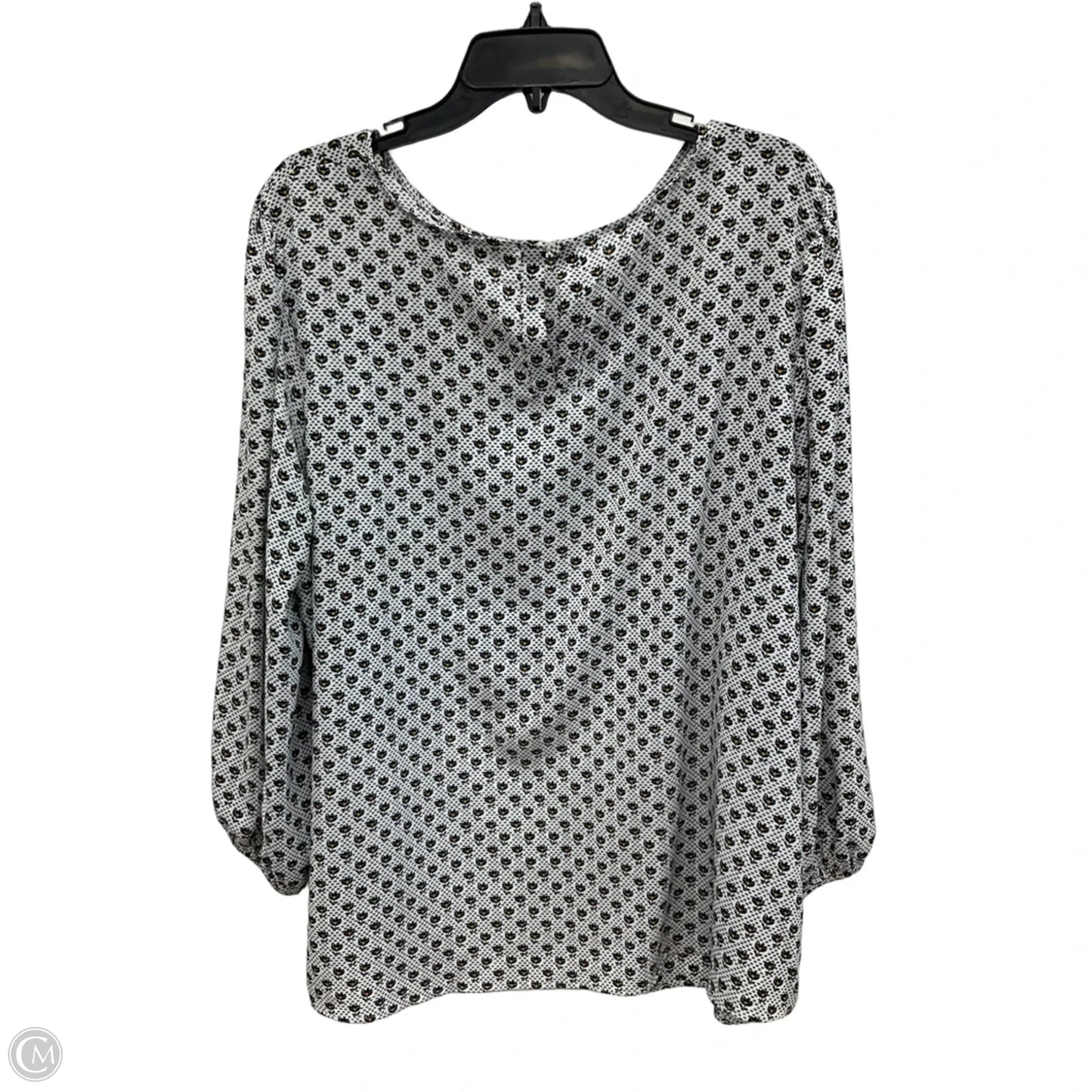 Top Long Sleeve By Loft In Black, Size: Xxl