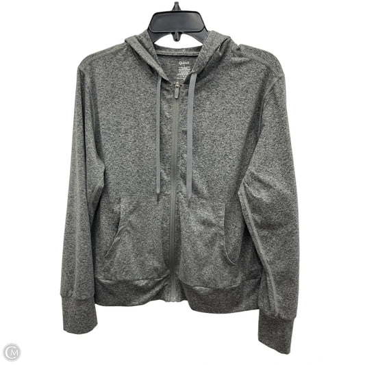 Athletic Jacket By Quince In Grey, Size: M