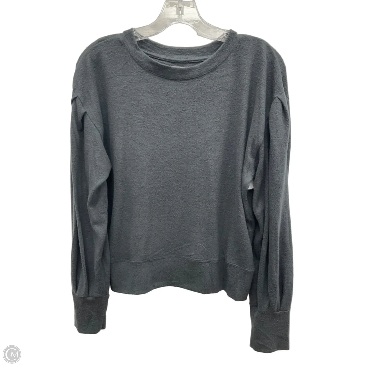 Athletic Top Long Sleeve Crewneck By Cmb In Grey, Size: M