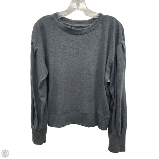 Athletic Top Long Sleeve Crewneck By Cmb In Grey, Size: M