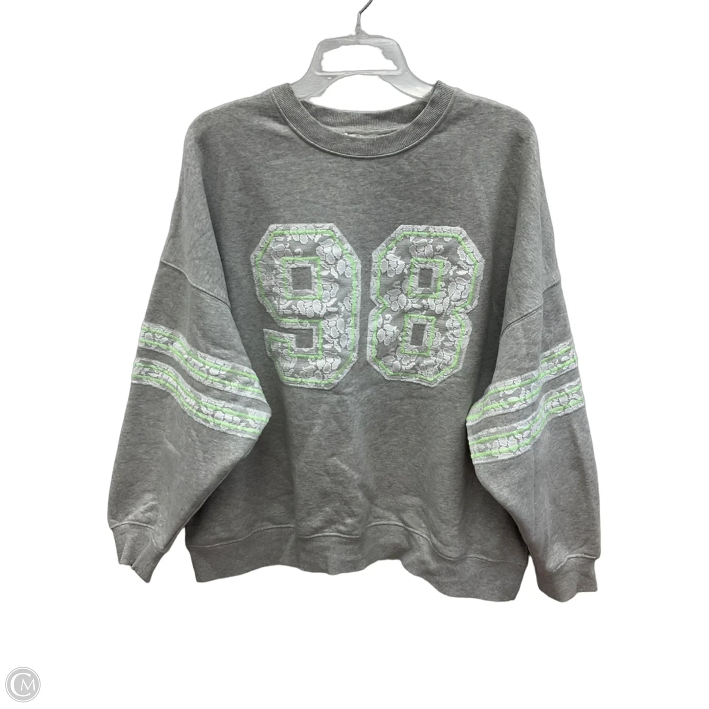 Sweatshirt Crewneck By Cma In Grey, Size: M