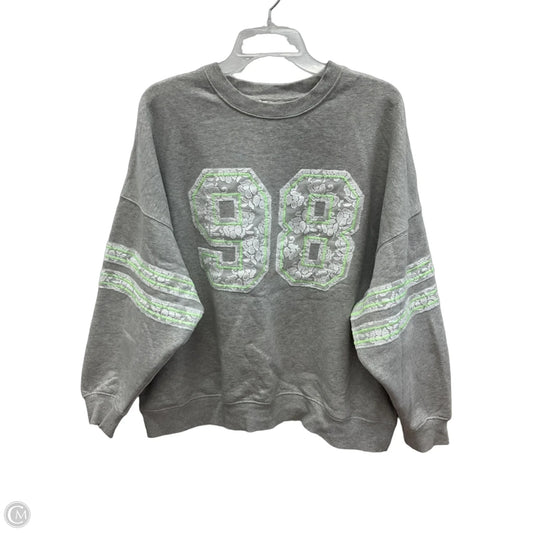 Sweatshirt Crewneck By Cma In Grey, Size: M