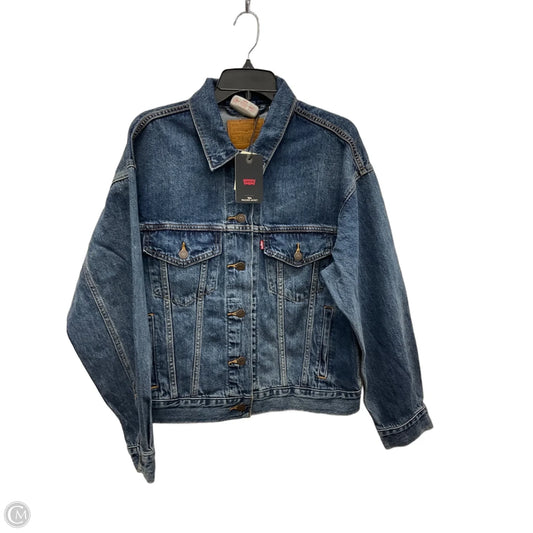 Jacket Denim By Levis In Blue, Size: S
