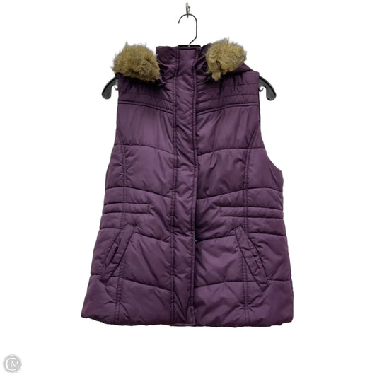 Vest Puffer & Quilted By New York And Co In Purple, Size: L