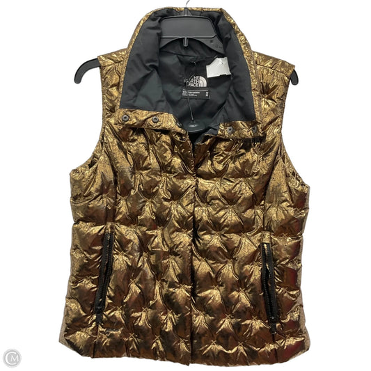Vest Puffer & Quilted By The North Face In Gold, Size: M