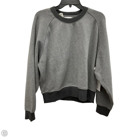 Athletic Sweatshirt Crewneck By Athleta In Grey, Size: L