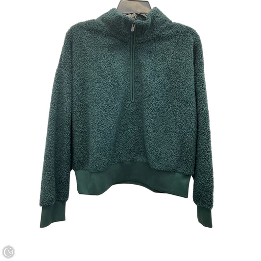 Sweatshirt Collar By Athleta In Green, Size: L