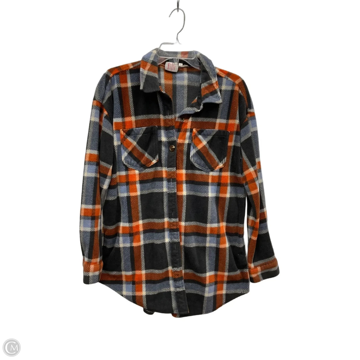 Jacket Shirt By Maurices In Plaid Pattern, Size: S