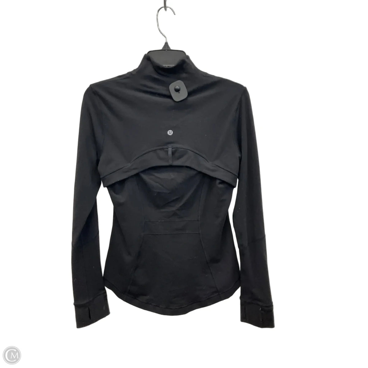 Athletic Jacket By Lululemon In Black, Size: 8