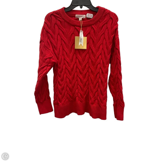 Sweater By Philosophy In Red, Size: M