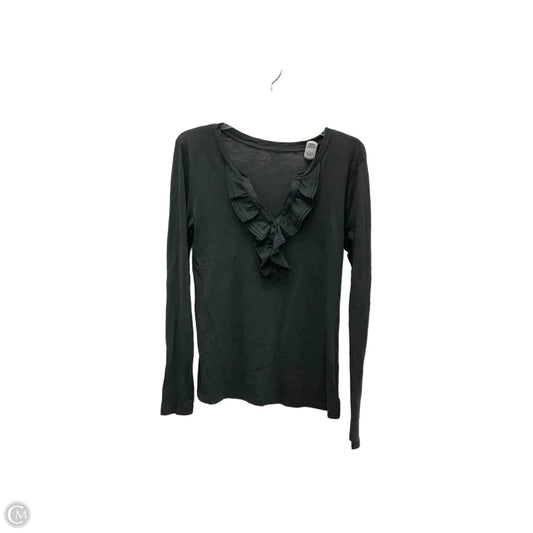 Top Long Sleeve By Loft In Grey, Size: M