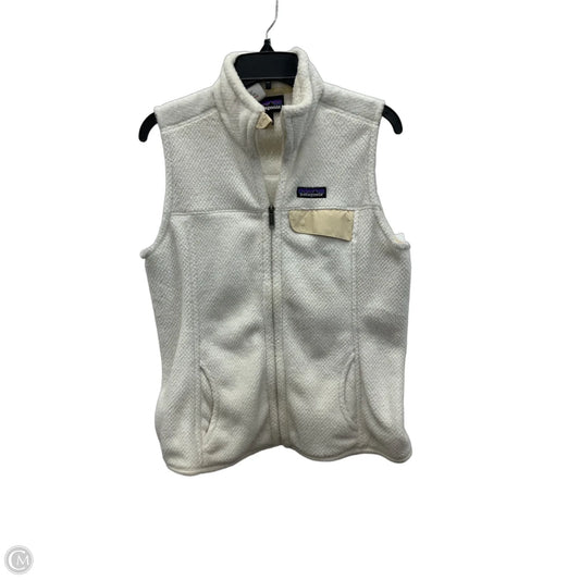 Vest Faux Fur & Sherpa By Patagonia In White, Size: L