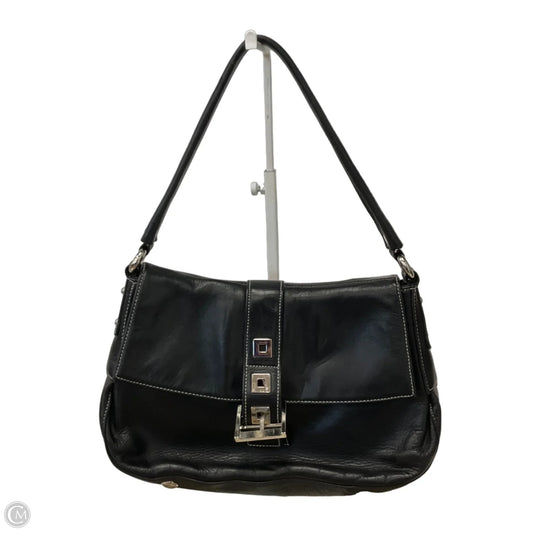 Handbag Leather By Perlina, Size: Medium