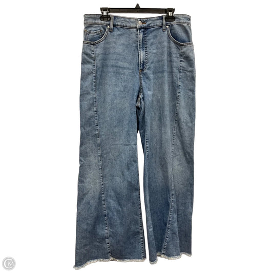 Jeans Wide Leg By Chicos In Blue, Size: 14