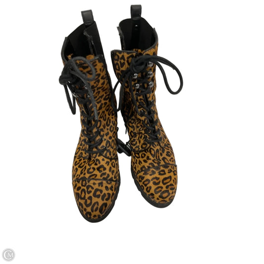 Boots Ankle Flats By Donald Pliner In Animal Print, Size: 8.5