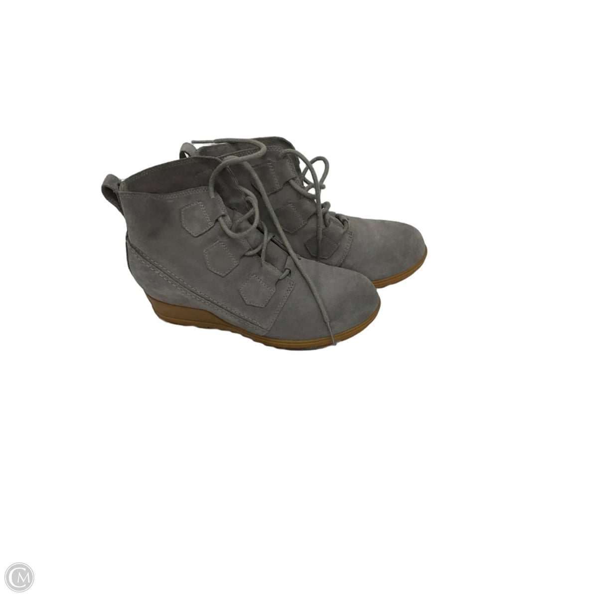 Boots Ankle Flats By Sorel In Grey, Size: 9.5