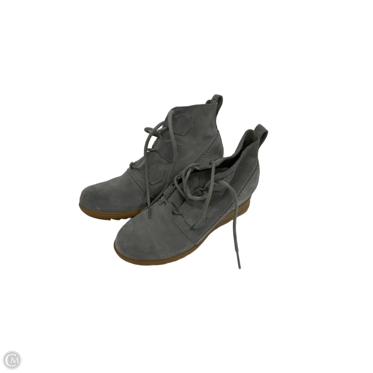Boots Ankle Flats By Sorel In Grey, Size: 9.5