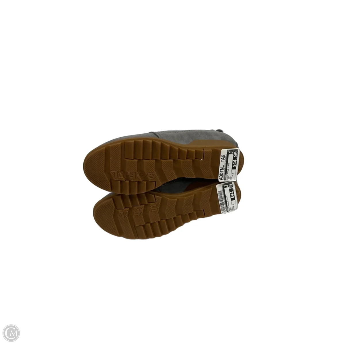Boots Ankle Flats By Sorel In Grey, Size: 9.5