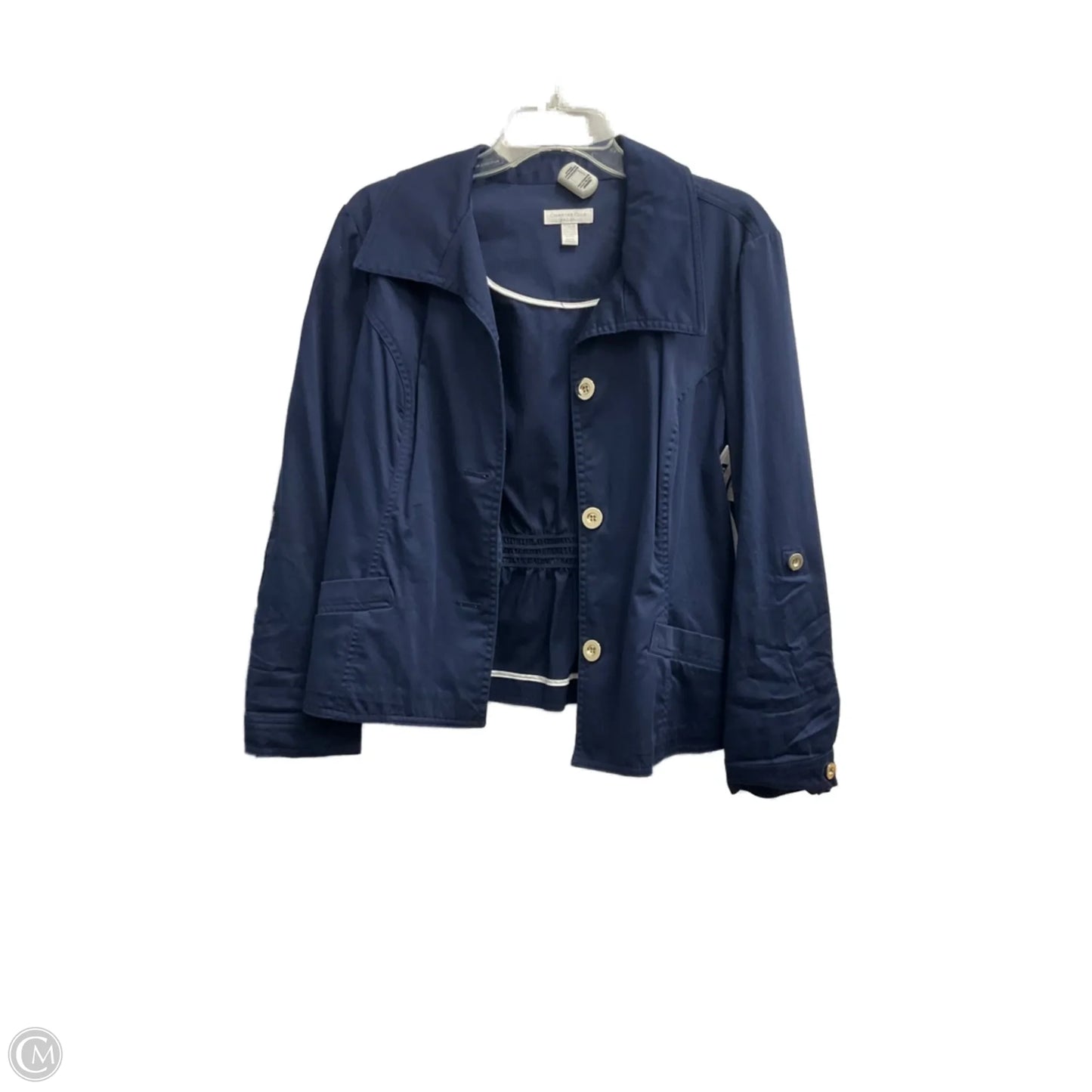 Jacket Other By Charter Club In Navy, Size: S
