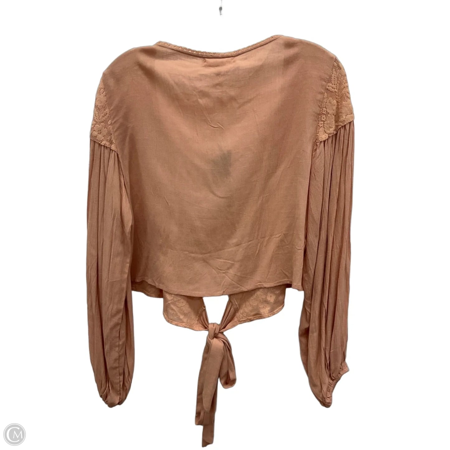 Cardigan By Gimmicks In Peach, Size: M
