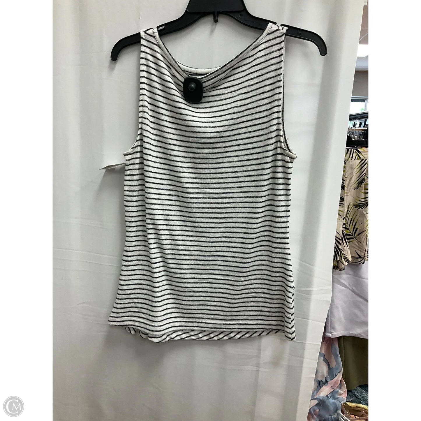 Top Sleeveless By Banana Republic In Striped Pattern, Size: S