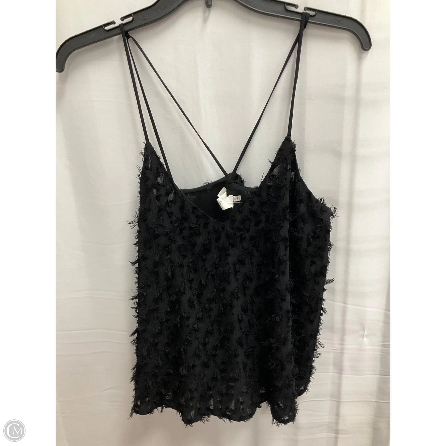 Top Sleeveless By Astr In Black, Size: S