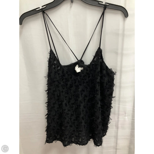 Top Sleeveless By Astr In Black, Size: S