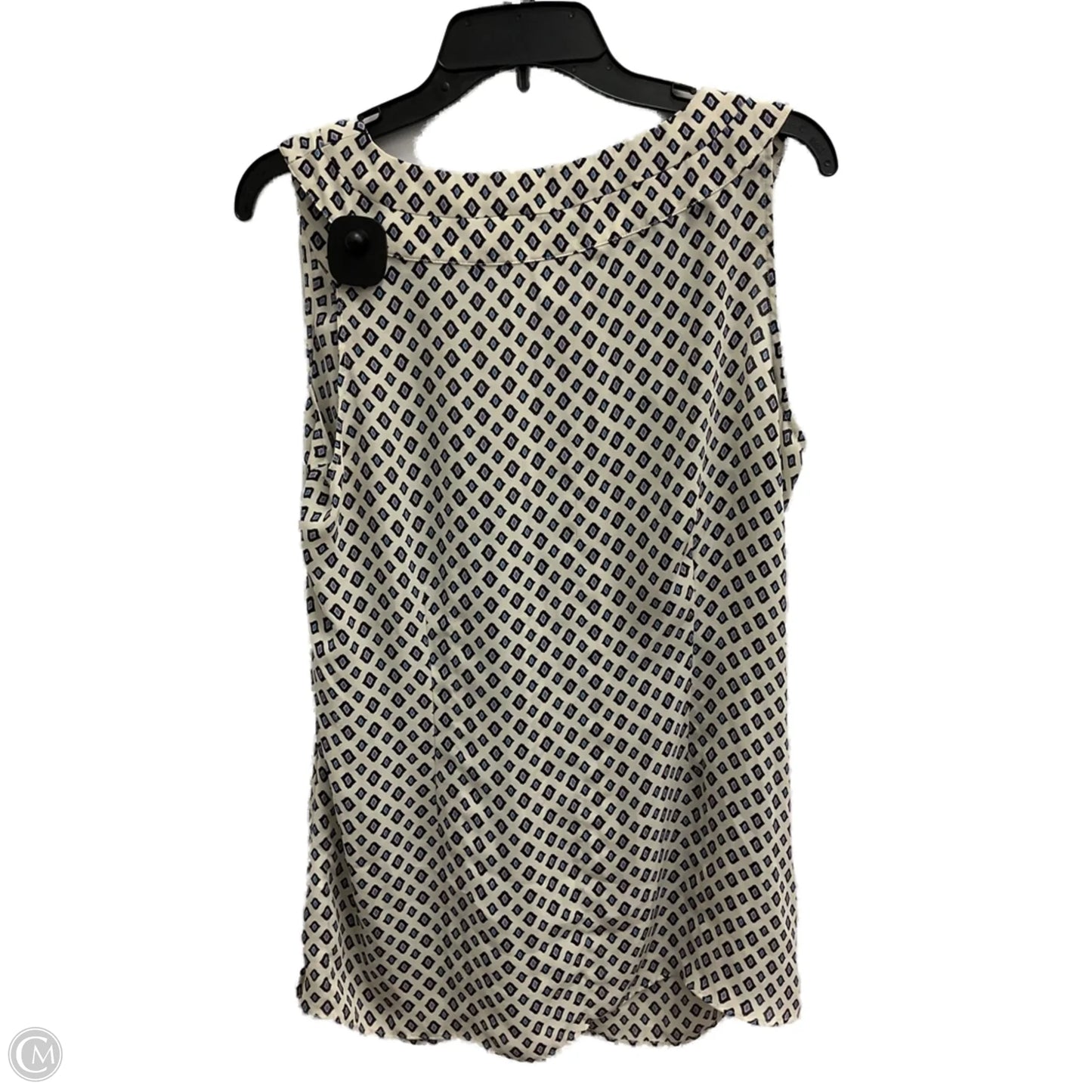 Top Sleeveless By Cabi In Multi-colored, Size: L