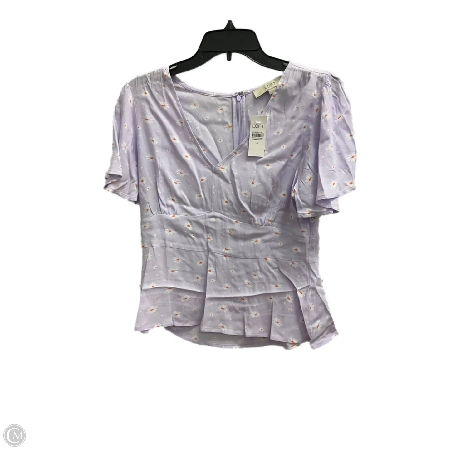 Top Sleeveless By Loft In Floral Print, Size: Xs