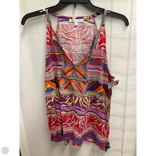 Top Sleeveless By Dr2 In Geometric Pattern, Size: M