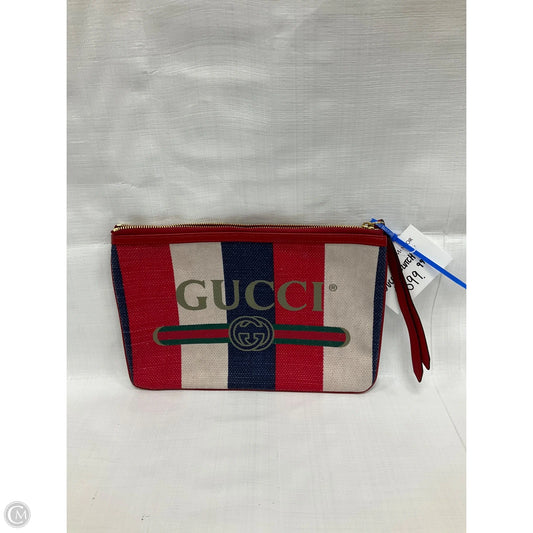 Clutch Luxury Designer By Gucci, Size: Medium