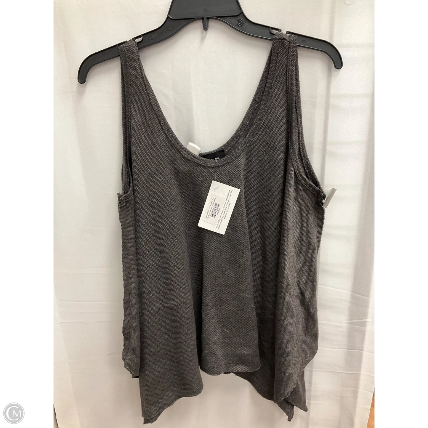Top Sleeveless By Clothes Mentor In Grey, Size: S