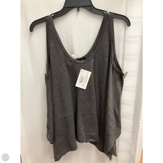 Top Sleeveless By Clothes Mentor In Grey, Size: S