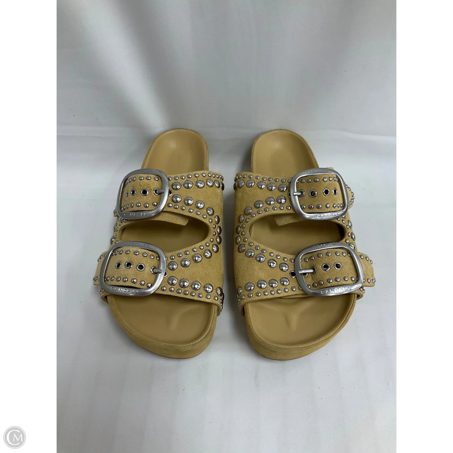 Sandals Flats By Loeffler Randall In Tan, Size: 7.5