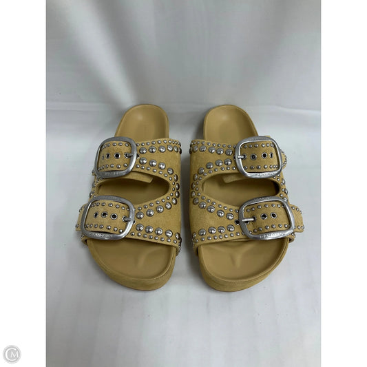 Sandals Flats By Loeffler Randall In Tan, Size: 7.5