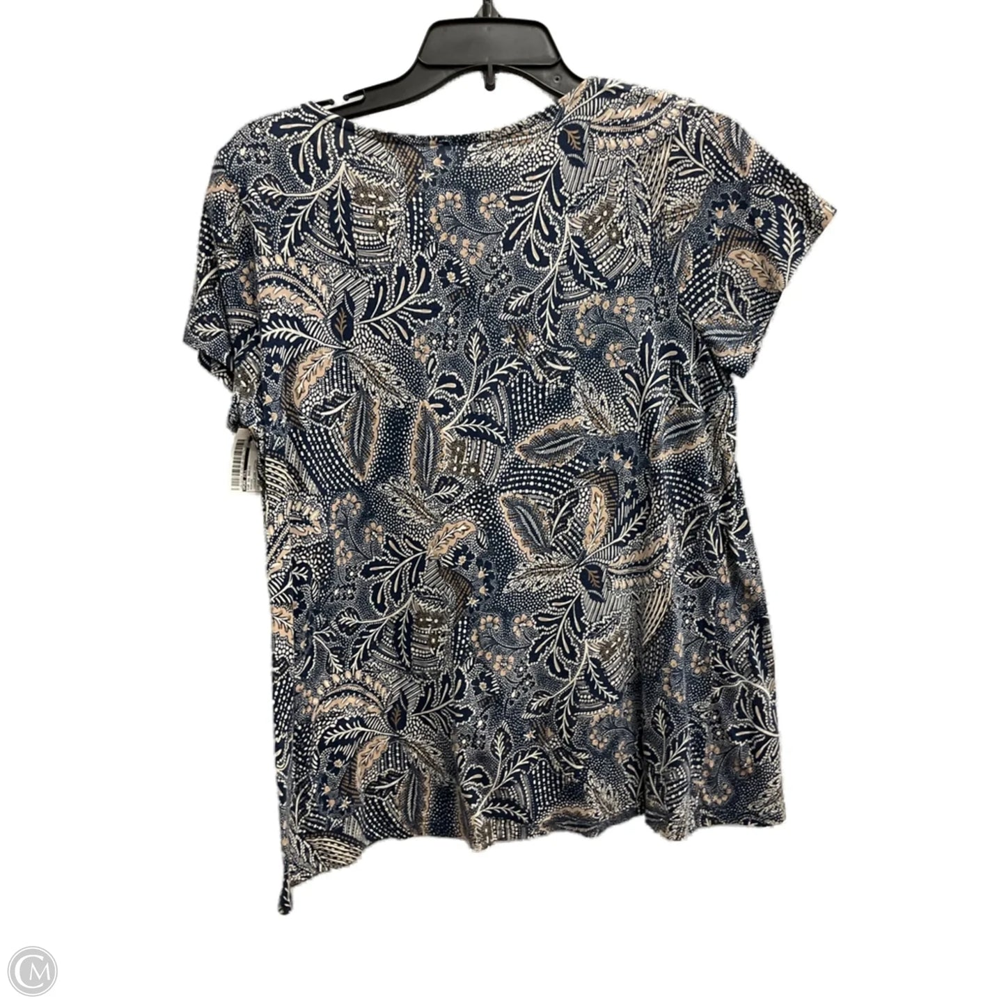 Top Short Sleeve Basic By Pure Jill In Maroon, Size: Sp