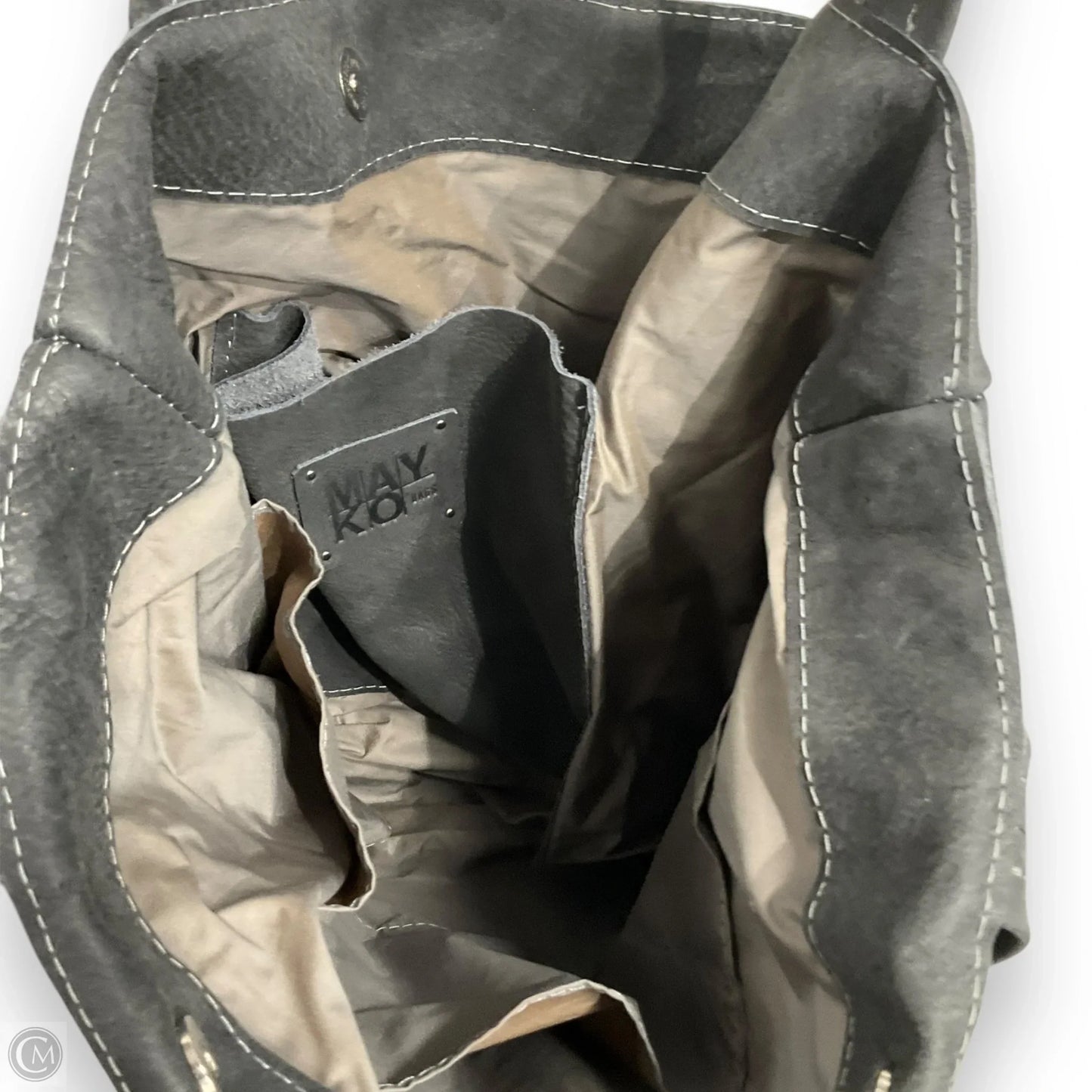 Tote Leather By Cmc, Size: Medium