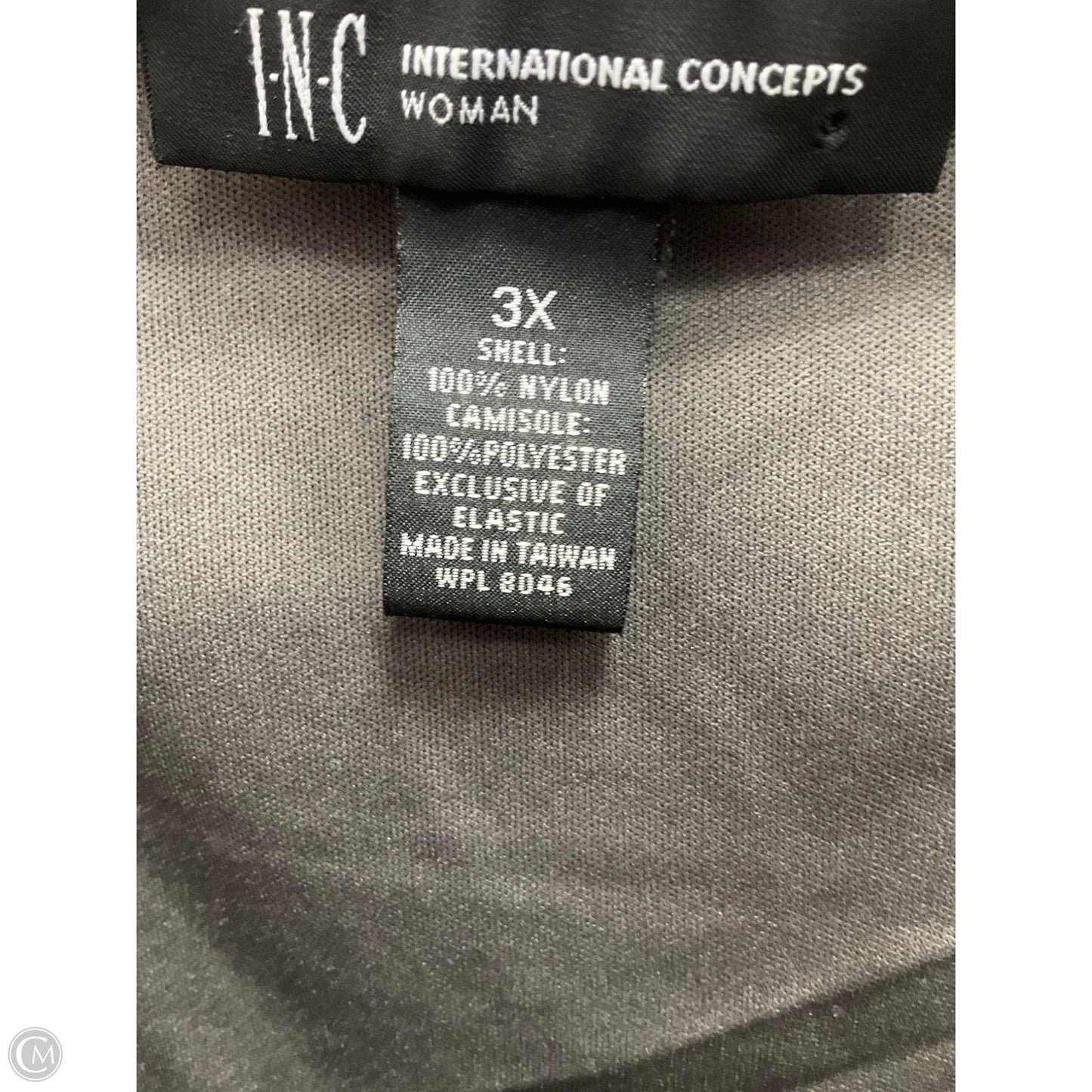 Top Sleeveless By Inc In Black, Size: 3x